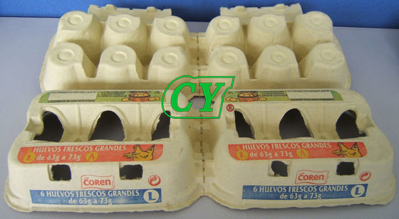 Huevo reciclado Tray For Holding Eggs de la celulosa de los productos de la celulosa