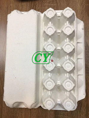 Huevo moldeado biodegradable Tray Recycle Egg Box de la pulpa de los productos de la celulosa
