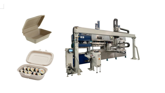Máquina de moldeo de pulpa de papel eficiente Capacidad 4000-6000pcs / hora Sistema de control PLC