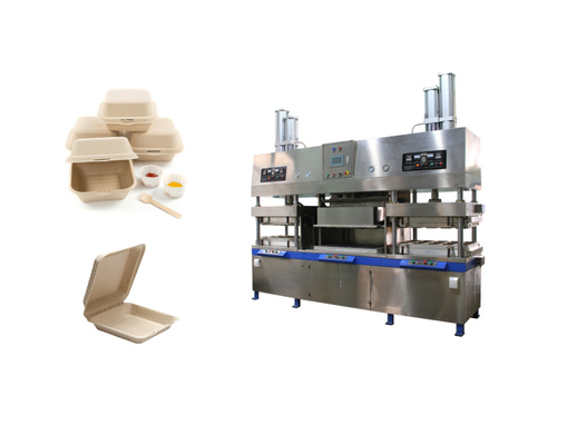 Máquina moldeada pulpa biodegradable del cuenco