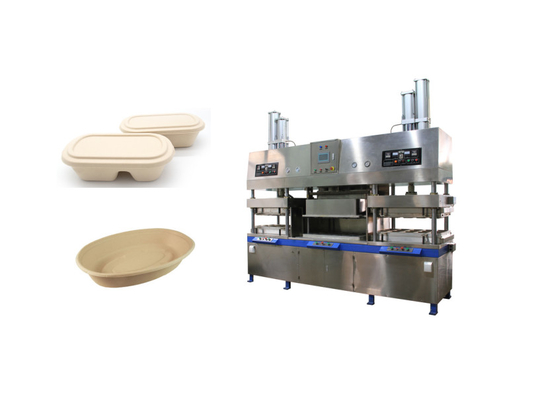 Comida disponible abonable Tray Machine de la fibra del moldeado de la pulpa