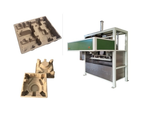 Automático substituya la máquina de formación de intercambio plástica para producir la bandeja del papel de la amortiguación de choque