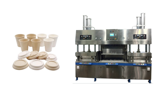 Máquina de taza de café desechable de moldeo de pulpa