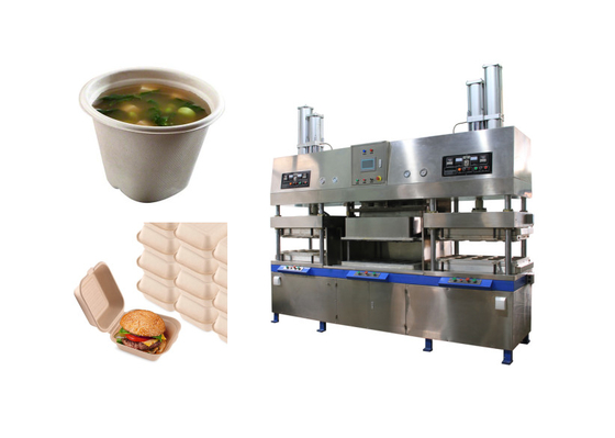 Máquina para fabricar cajas de alimentos desechables de moldeo de pulpa