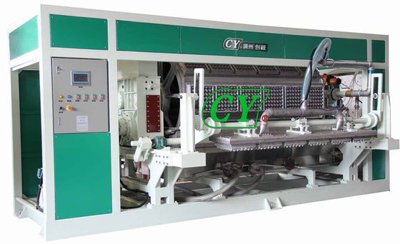 Capacidad Máquina de bandeja de huevos de acero inoxidable con línea de control automático PLC