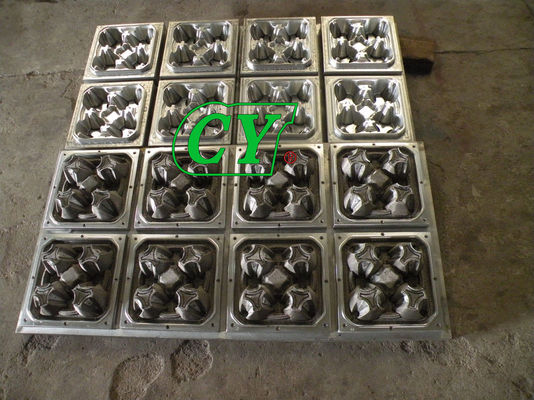 Moldeado de aluminio de la pulpa de la cavidad multi con tolerancia de ±2mm