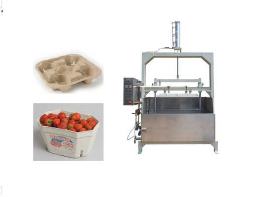 Máquina de moldear de papel renovable para hacer la fruta Tray Coffee Cup Tray del cartón del huevo