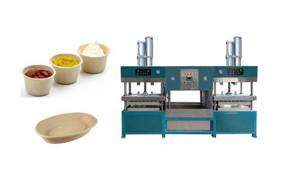 Comida para llevar Tray Soup Bowl Machine de la fibra disponible