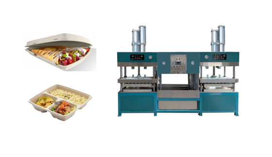 Substituya los PP que el PE reduce la pizza Tray Making Machine del cuenco a pulpa de ensalada de la fibra