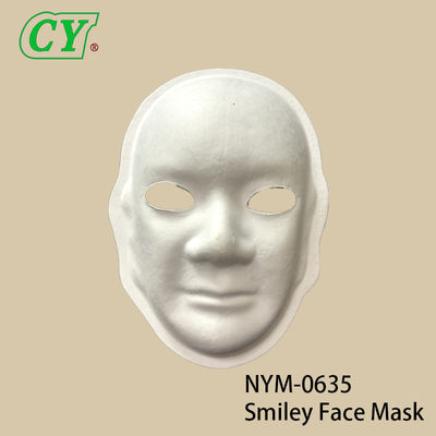 Papel blanco Mache Dibujados a mano Sonrisa Facial Cosplay Máscaras de bricolaje Mascarillas venecianas Mascarillas de fiesta